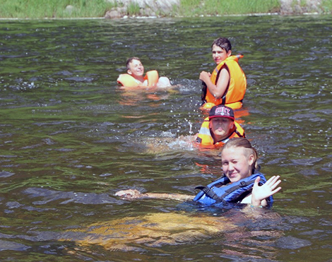Вода чистая - купаемся