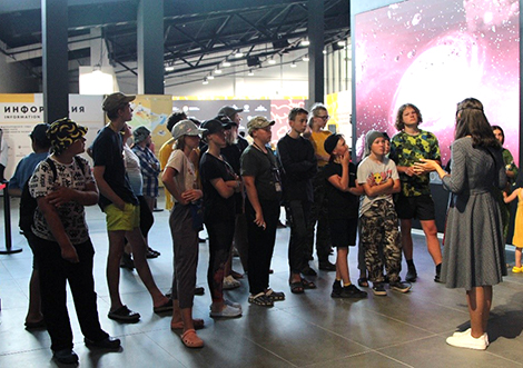 На экскурсии