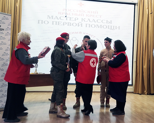 Вручение медалей